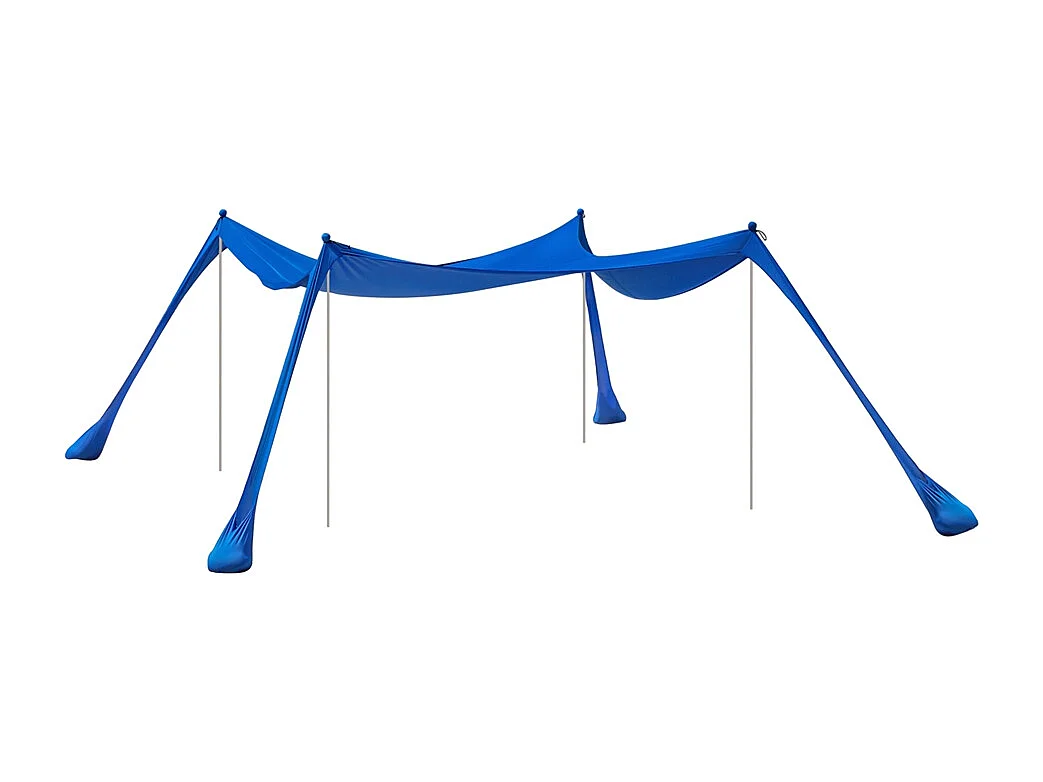 SoBuy OZT01-DB Strandhuisje, lycra, polyester, UPF30, draagbare strandtent, strandparasol, schaduw