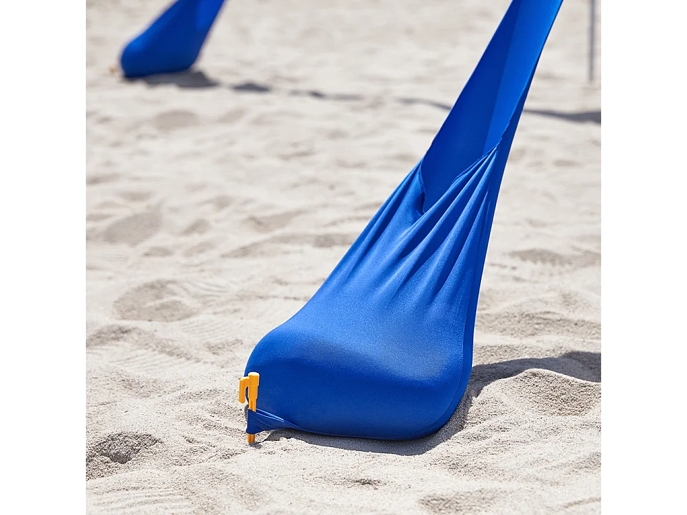 SoBuy OZT01-DB Strandhuisje, lycra, polyester, UPF30, draagbare strandtent, strandparasol, schaduw