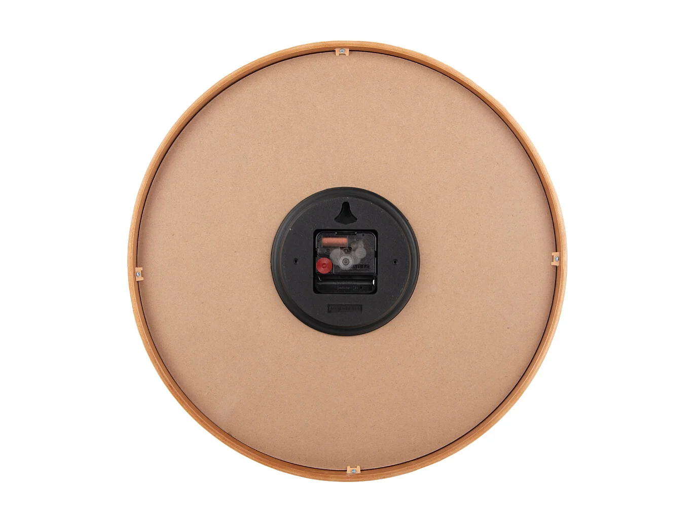 Horloge murale en bois D40cm Jaune  Present Time