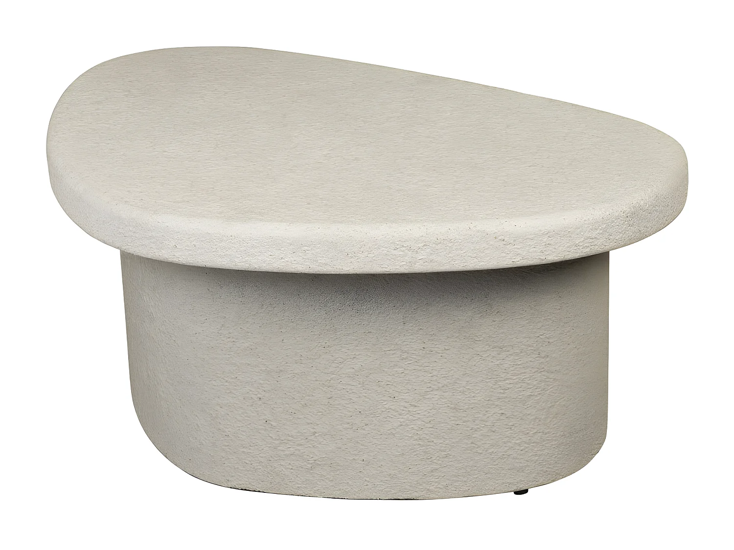 Veda - Table basse organique en marbre recyclé - Beige