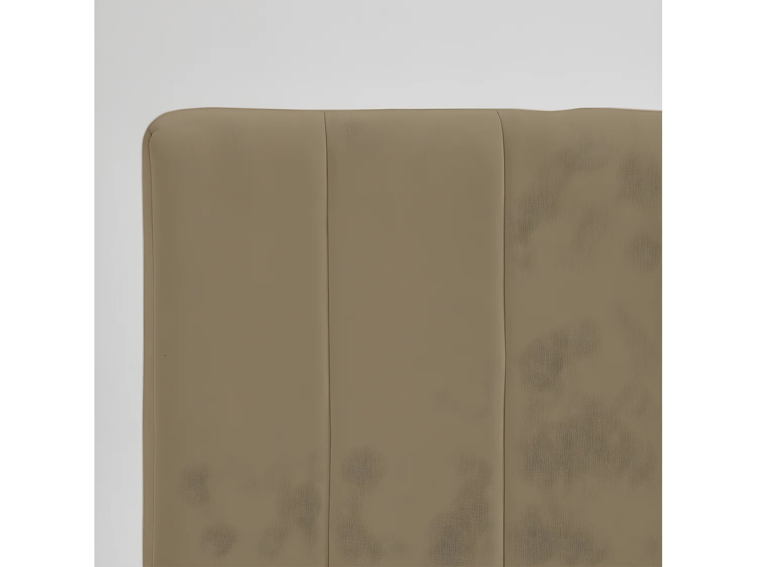 Porto - Tête de lit en tissu chenille L153 cm - Taupe