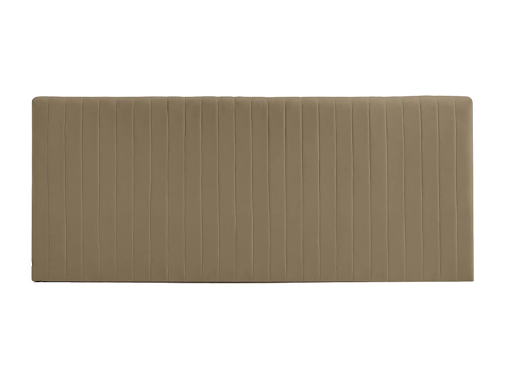 Sintra - Tête de lit XL en tissu chenille L260 cm - Taupe