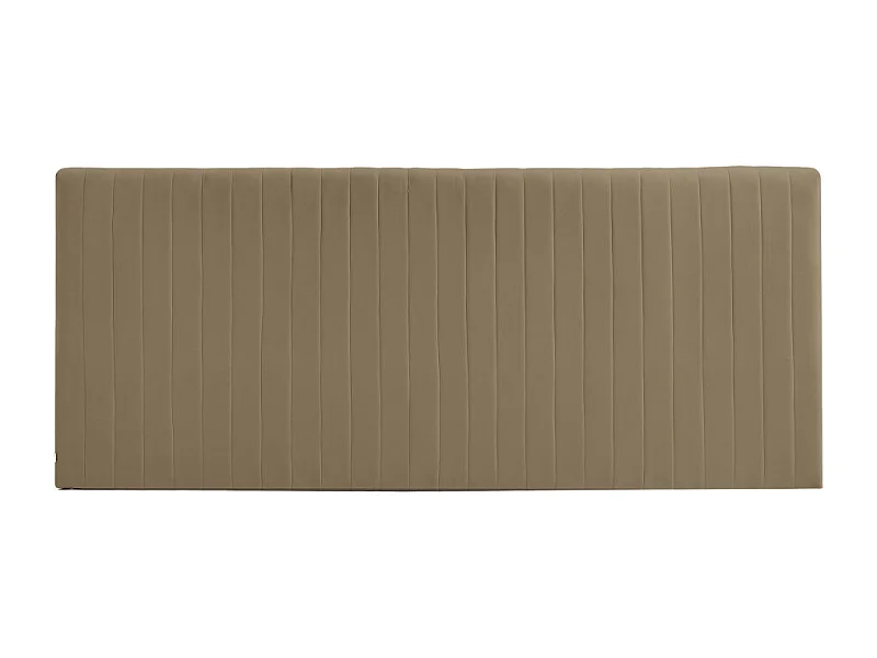 Sintra - Tête de lit XL en tissu chenille L260 cm - Taupe