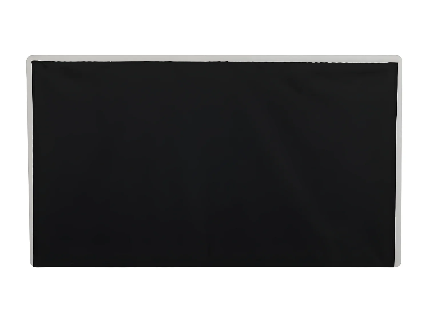 Porto - Tête de lit en tissu chenille L153 cm - Écru