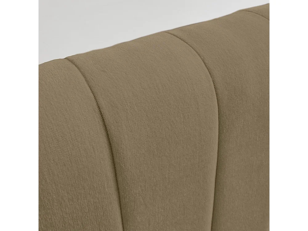 Sintra - Tête de lit XL en tissu chenille L280 cm - Taupe