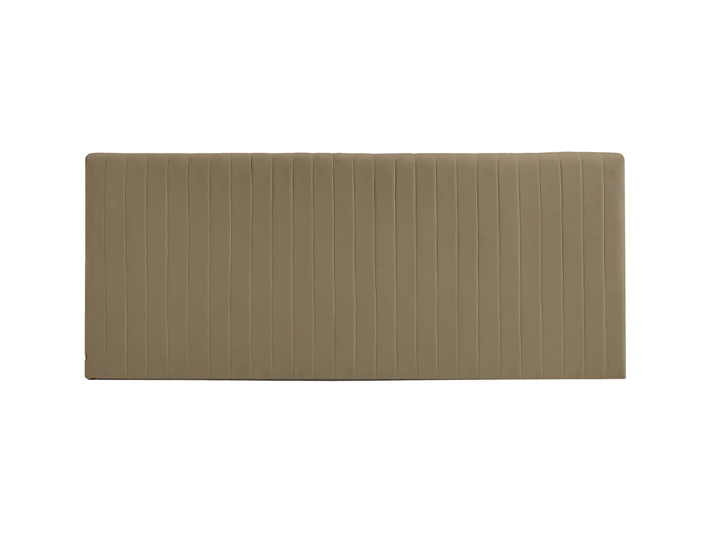 Sintra - Tête de lit XL en tissu chenille L280 cm - Taupe