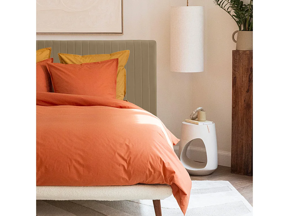 Sintra - Tête de lit XL en tissu chenille L280 cm - Taupe