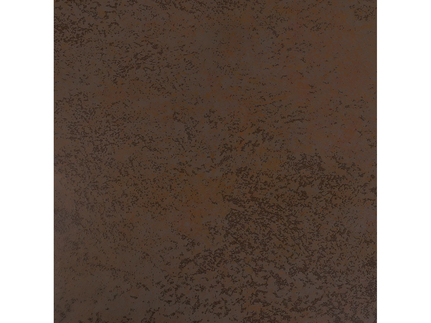 Eurame - Table à manger 8 personnes en céramique et métal - Marron