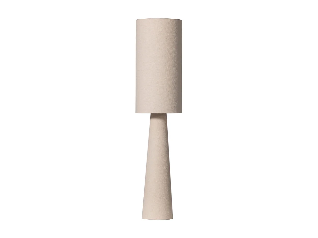 Loft - Lampadaire en tissu bouclette H130cm - Beige