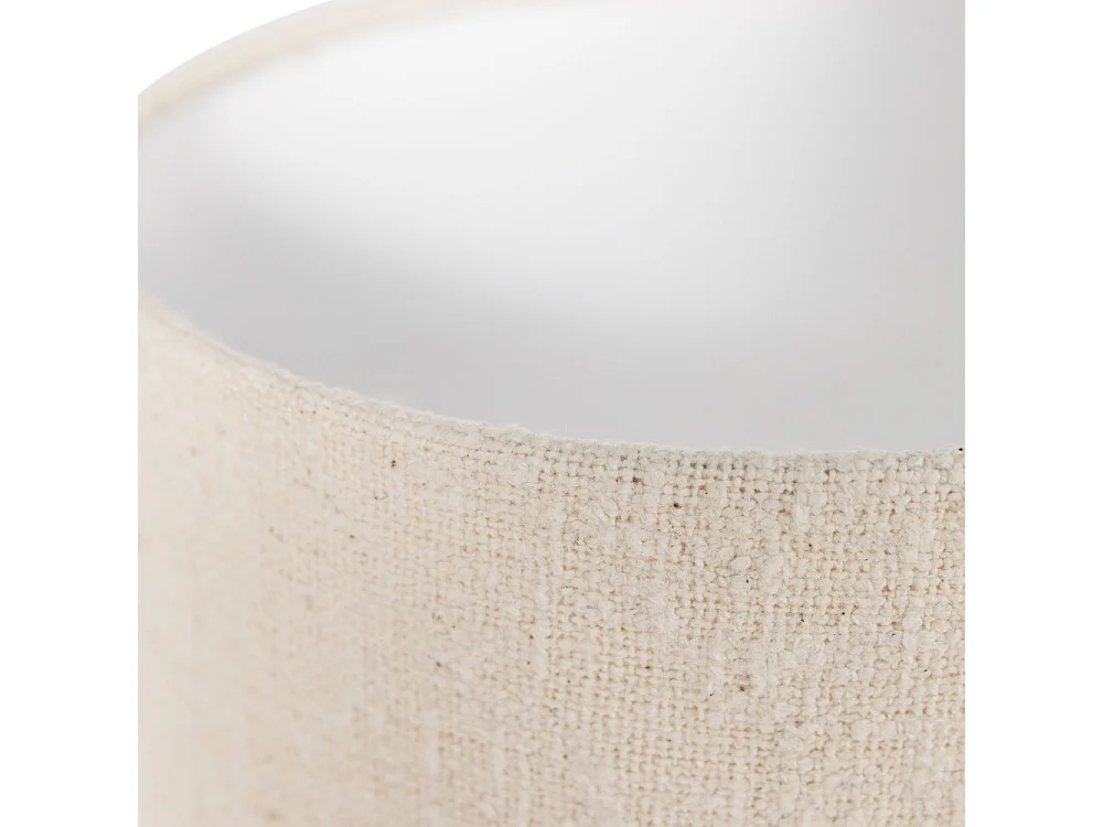 Loft - Lampadaire en tissu bouclette H130cm - Beige