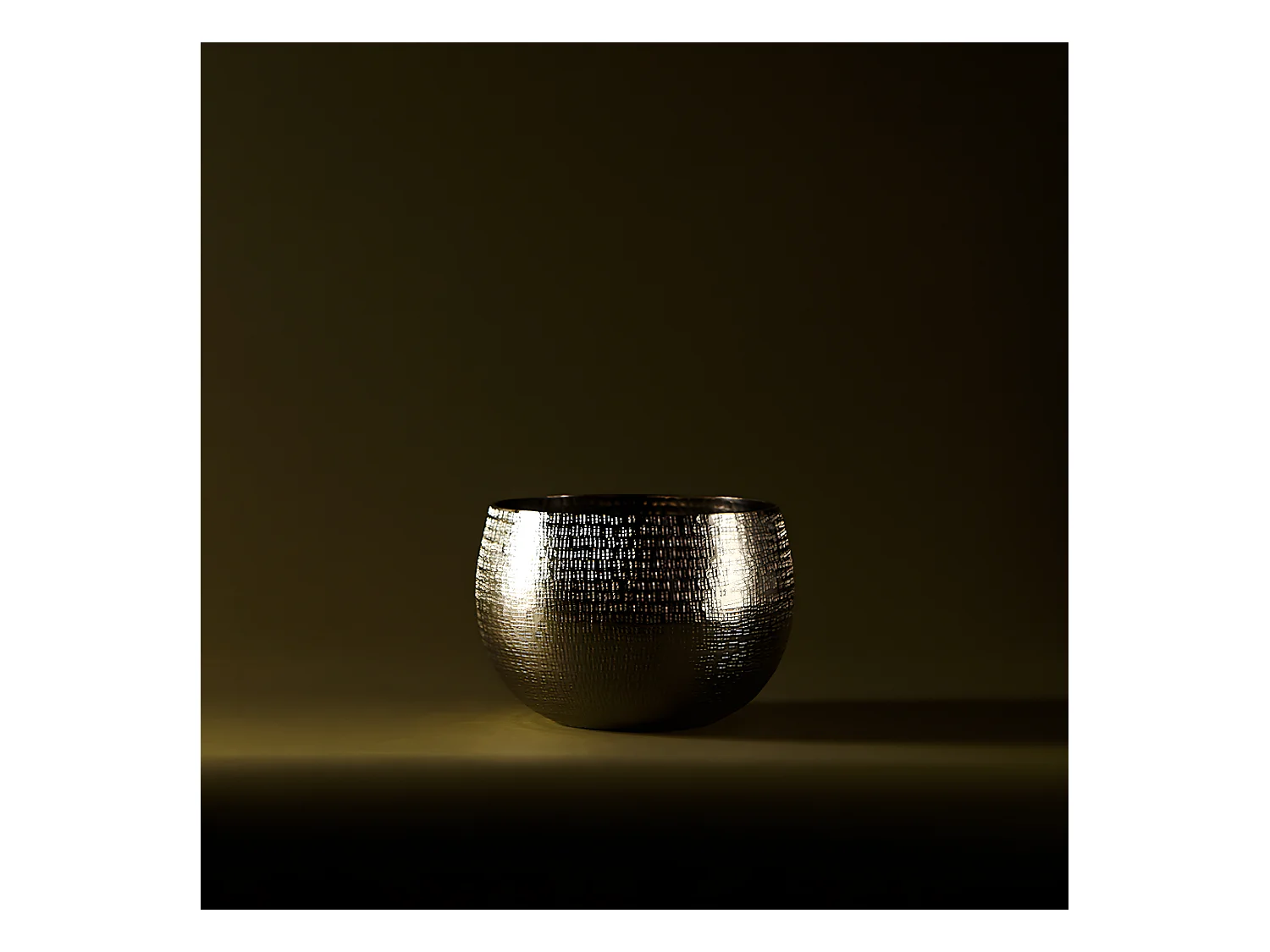 Cache-Pots Sugar - Argenté / 21 cm