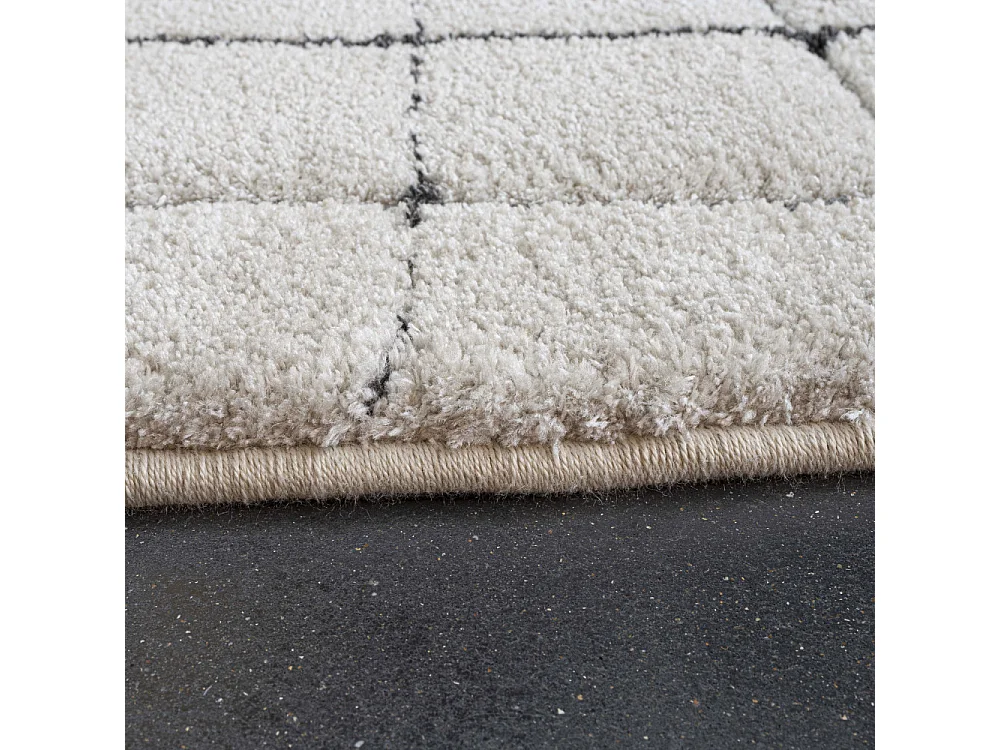 Byron II - Tapis contemporain -  Écru - 160x230cm