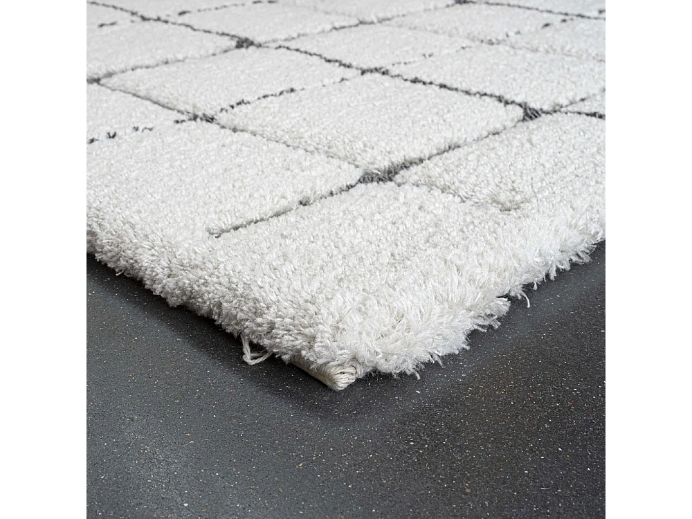 Byron II - Tapis contemporain -  Écru - 160x230cm