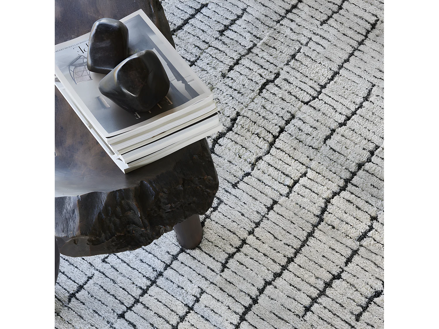 Adélaïde I - Tapis contemporain -  Écru - 200x290cm