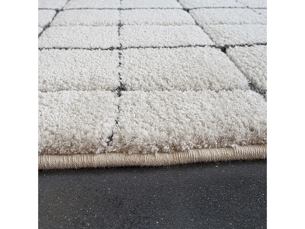 Byron II - Tapis contemporain -  Écru - 200x290cm