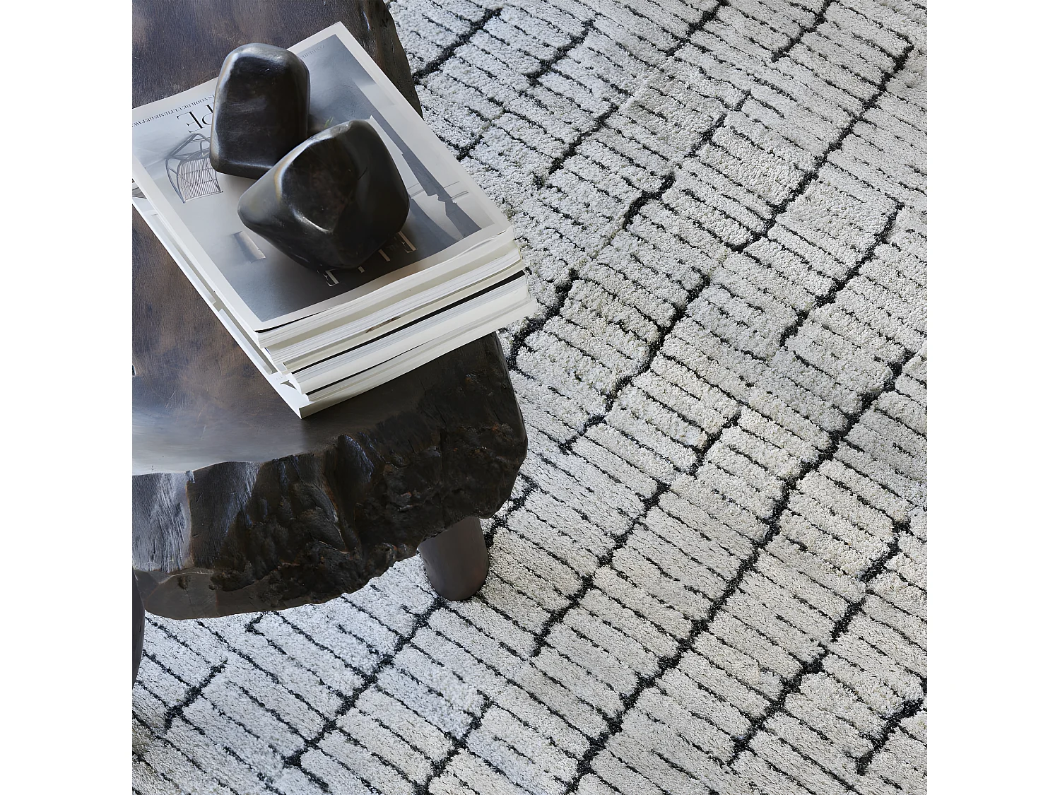 Adélaïde I - Tapis contemporain -  Écru - 160x230cm