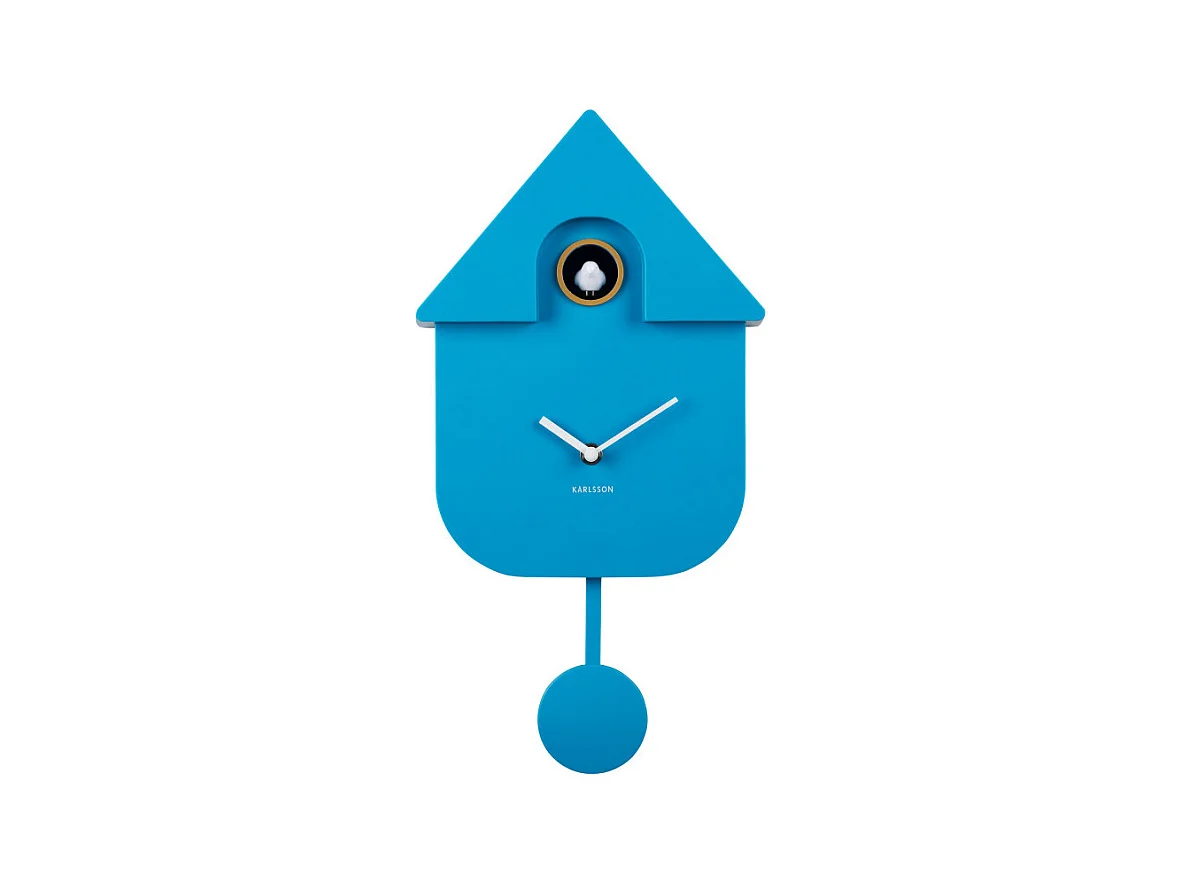 Modern Cuckoo - Horloge à pendule - Bleu