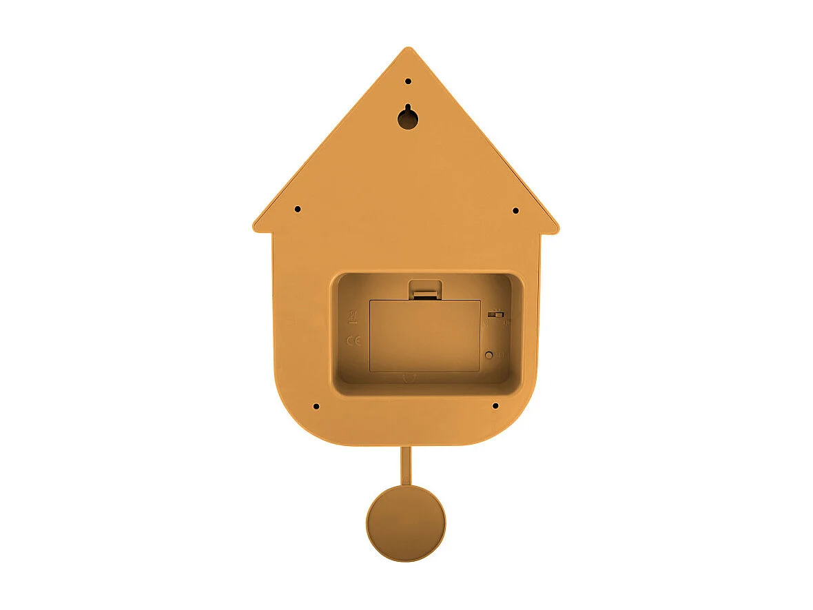 Wanduhr Modern Cuckoo - Ockergelb