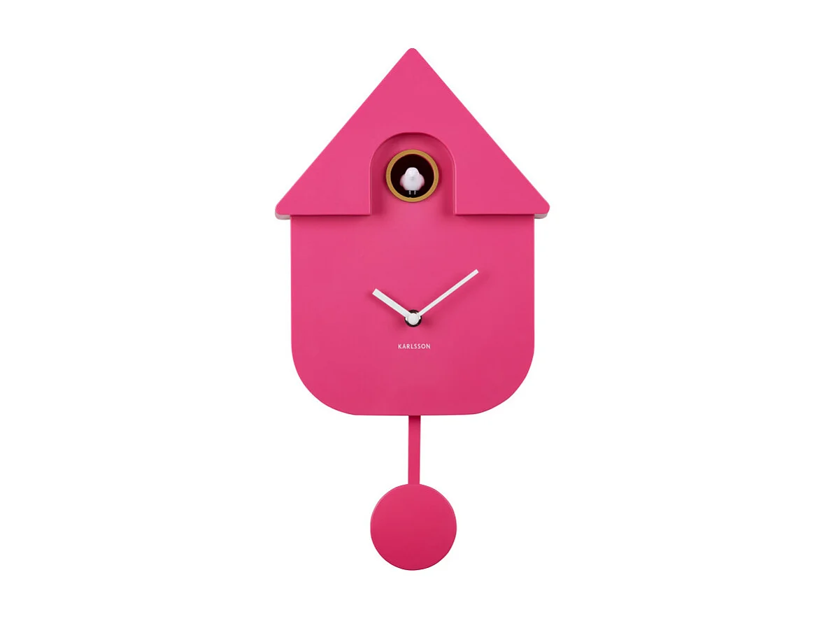 Modern Cuckoo - Horloge à pendule - Rose