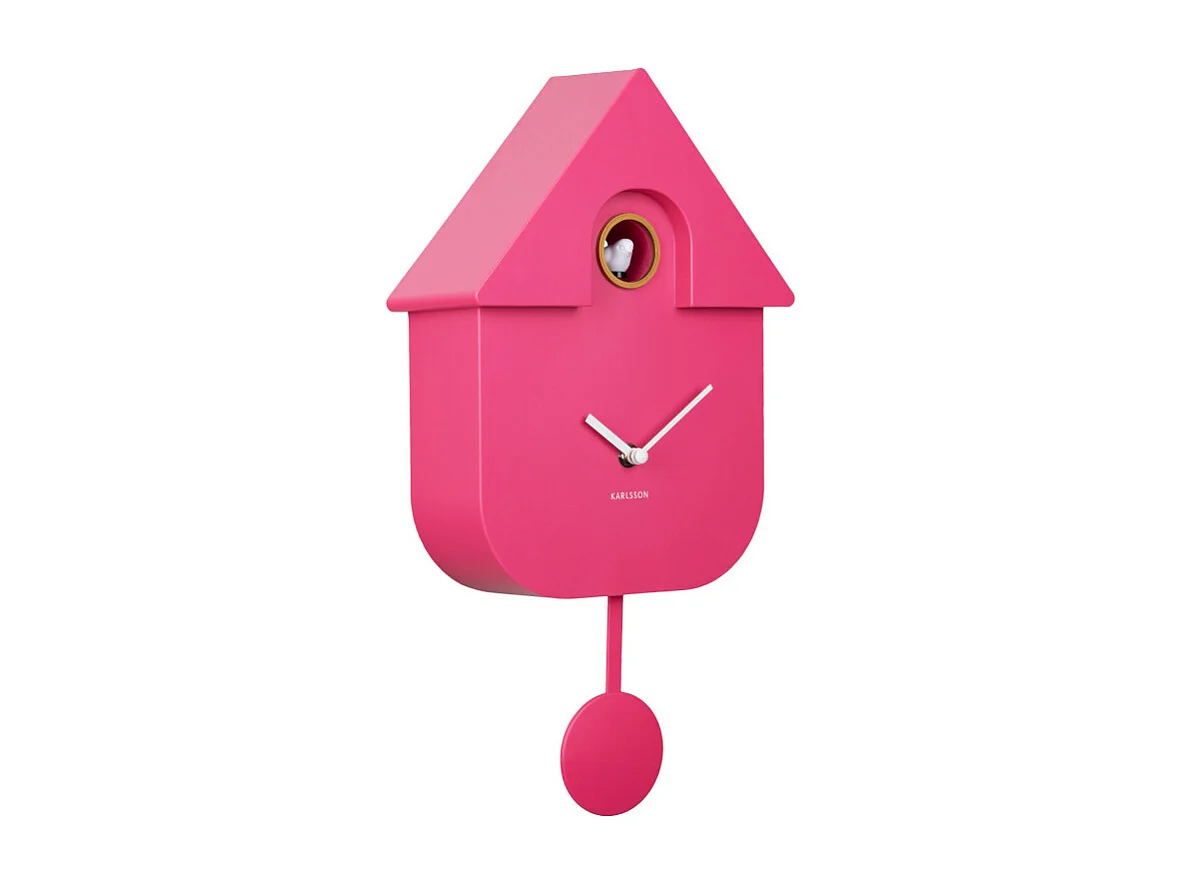 Modern Cuckoo - Horloge à pendule - Rose