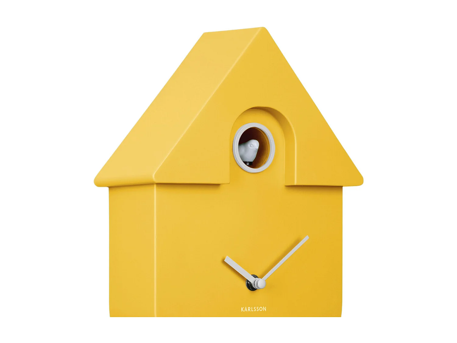 Modern Cuckoo - Horloge à pendule - Jaune chaud
