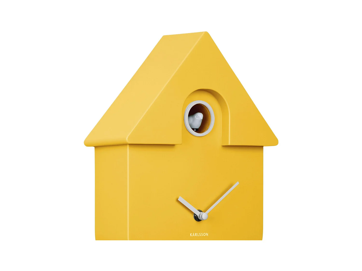 Modern Cuckoo - Horloge à pendule - Jaune chaud