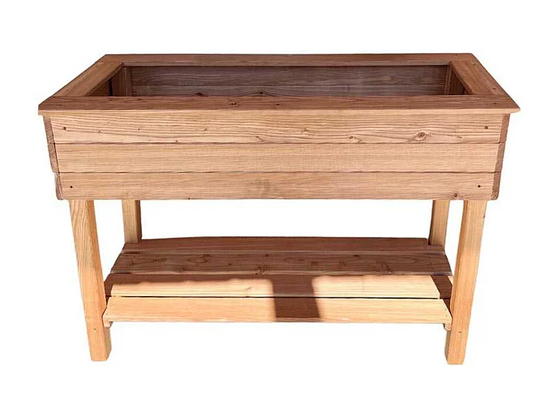 Potager en mélèze sur pieds Pois de senteur