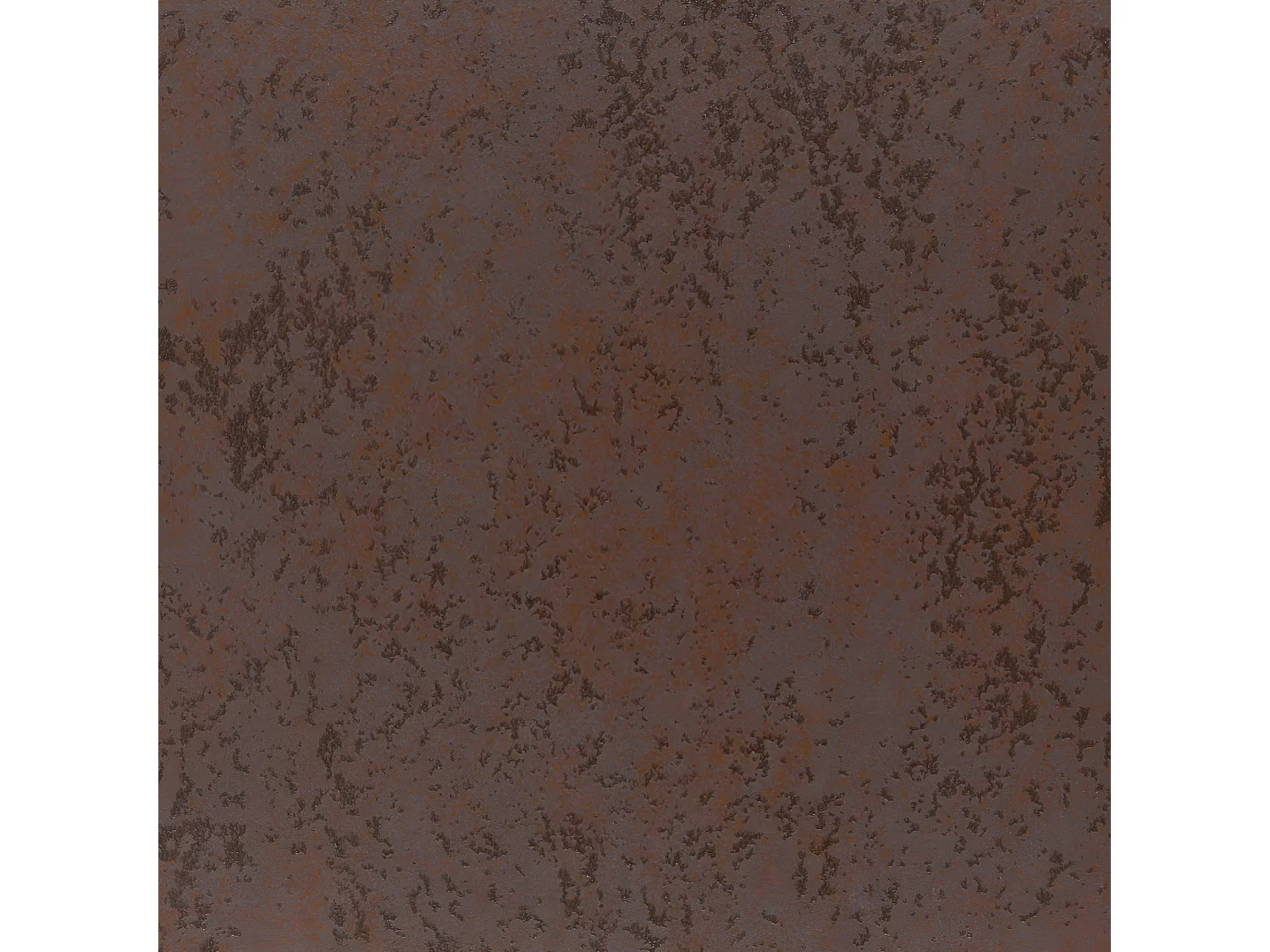 Eurame - Table à manger 6 personnes en céramique et métal - Marron