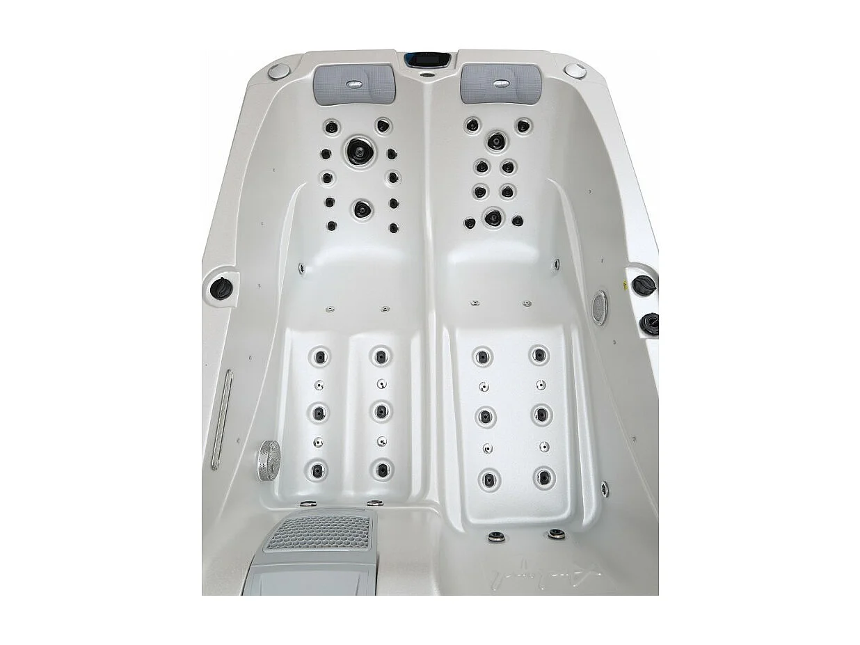 Spa 2 places allongées Archipel® GT2 PRO MAX BLANC NACRÉ - Spa Thérapeutique Balboa 210x148