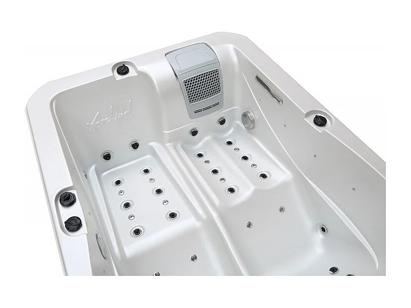 Spa 2 places allongées Archipel® GT2 PRO MAX BLANC NACRÉ - Spa Thérapeutique Balboa 210x148