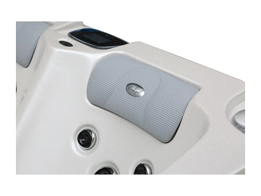 Spa 2 places allongées Archipel® GT2 PRO MAX BLANC NACRÉ - Spa Thérapeutique Balboa 210x148