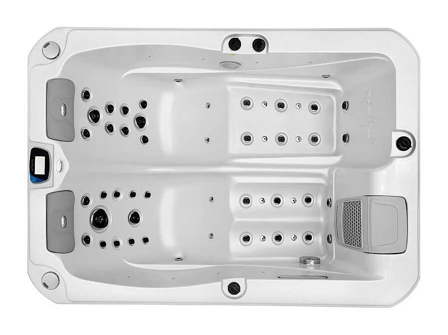 Spa 2 places allongées Archipel® GT2 PRO MAX BLANC NACRÉ - Spa Thérapeutique Balboa 210x148