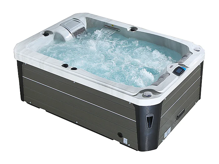 Spa 2 places allongées Archipel® GT2 PRO MAX BLANC MARBRE LED - Spa Thérapeutique Balboa 210x148