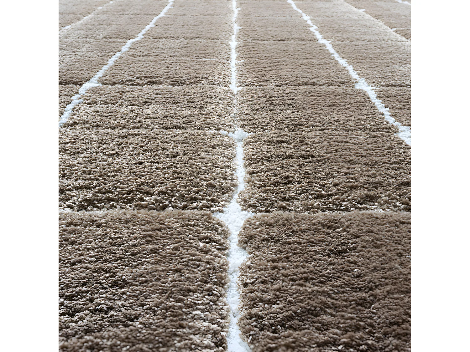 Byron V - Tapis contemporain ovale -  Brun - 160x230cm