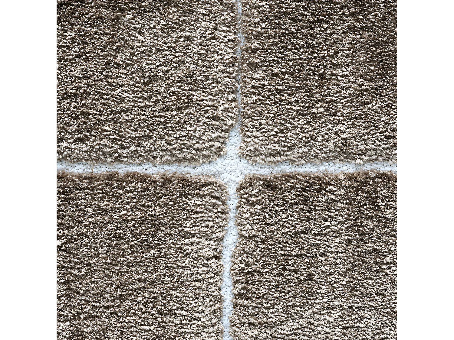 Byron V - Tapis contemporain ovale -  Brun - 160x230cm