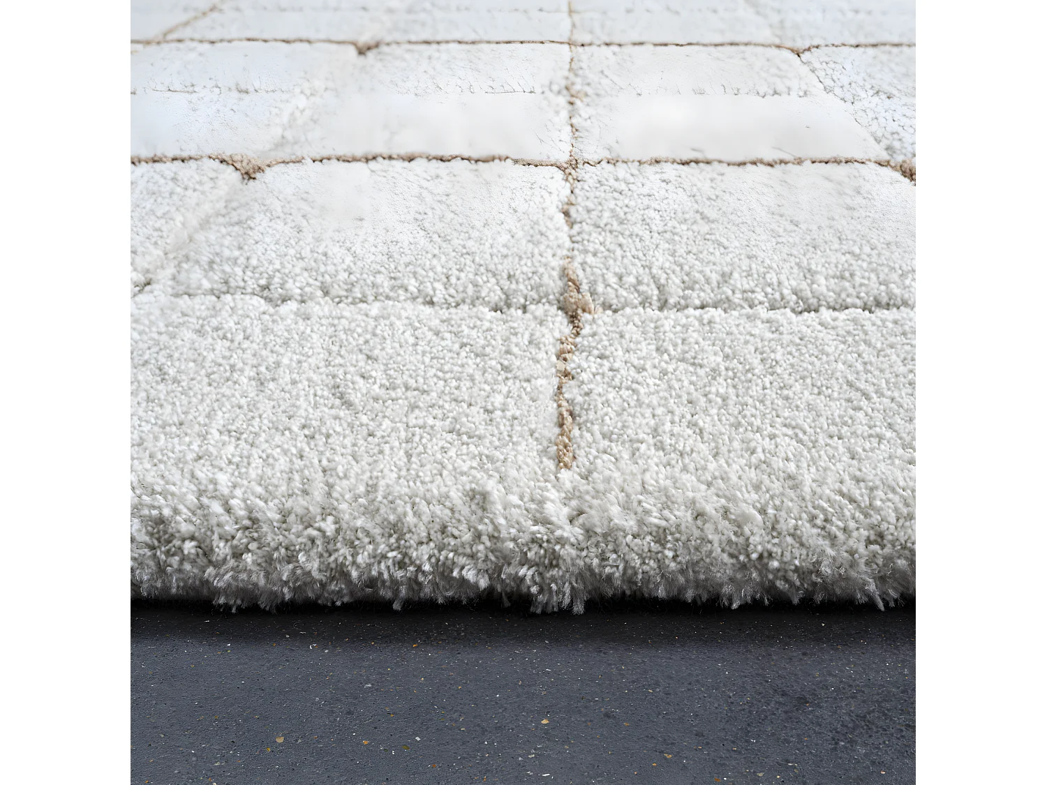 Byron III - Tapis contemporain -  Écru - 200x290cm