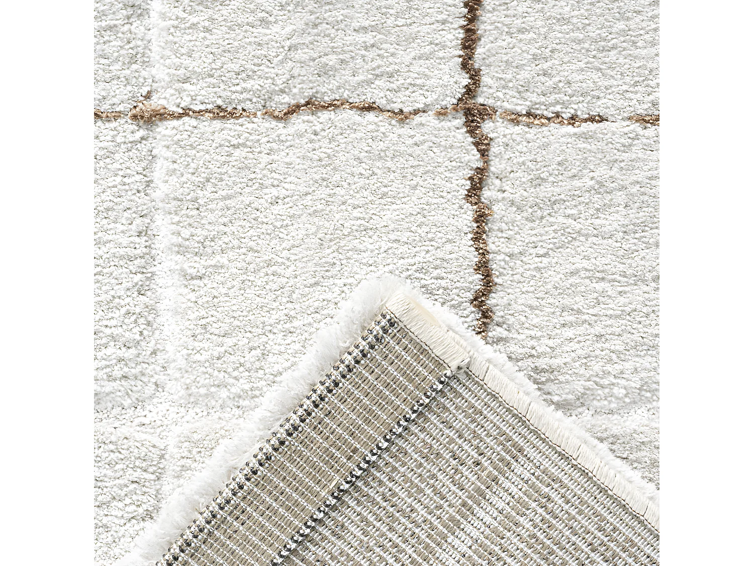 Byron III - Tapis contemporain -  Écru - 200x290cm