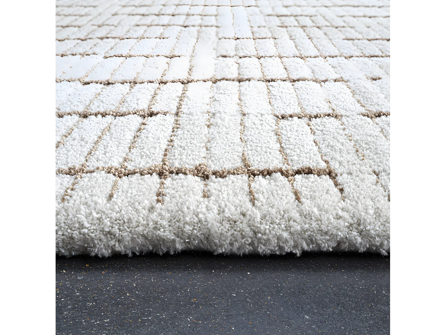 Adélaïde II - Tapis contemporain -  Écru - 160x230cm