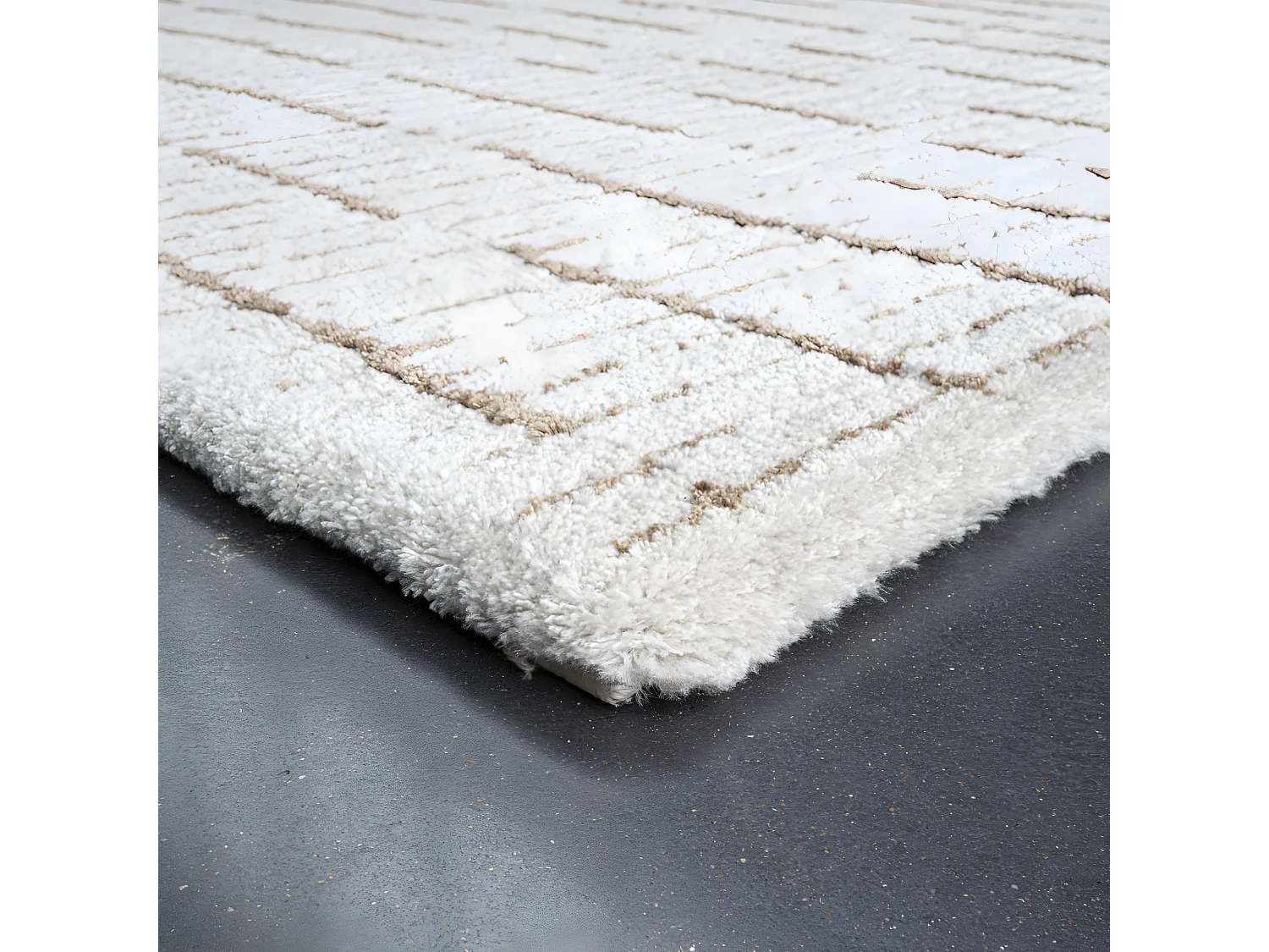 Adélaïde II - Tapis contemporain -  Écru - 160x230cm