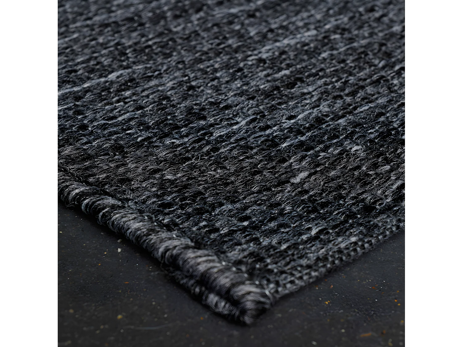 Nelson II - Tapis intérieur et extérieur -  Gris anthracite - 200x290cm