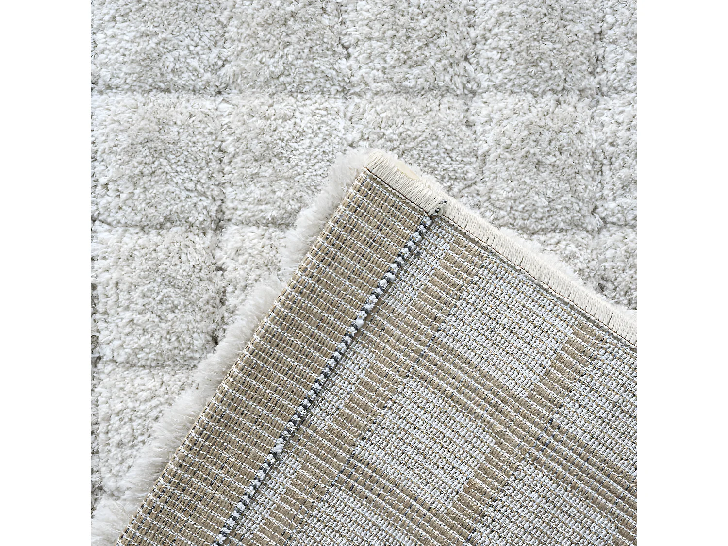 Melton - Tapis contemporain -  Écru - 133x195cm