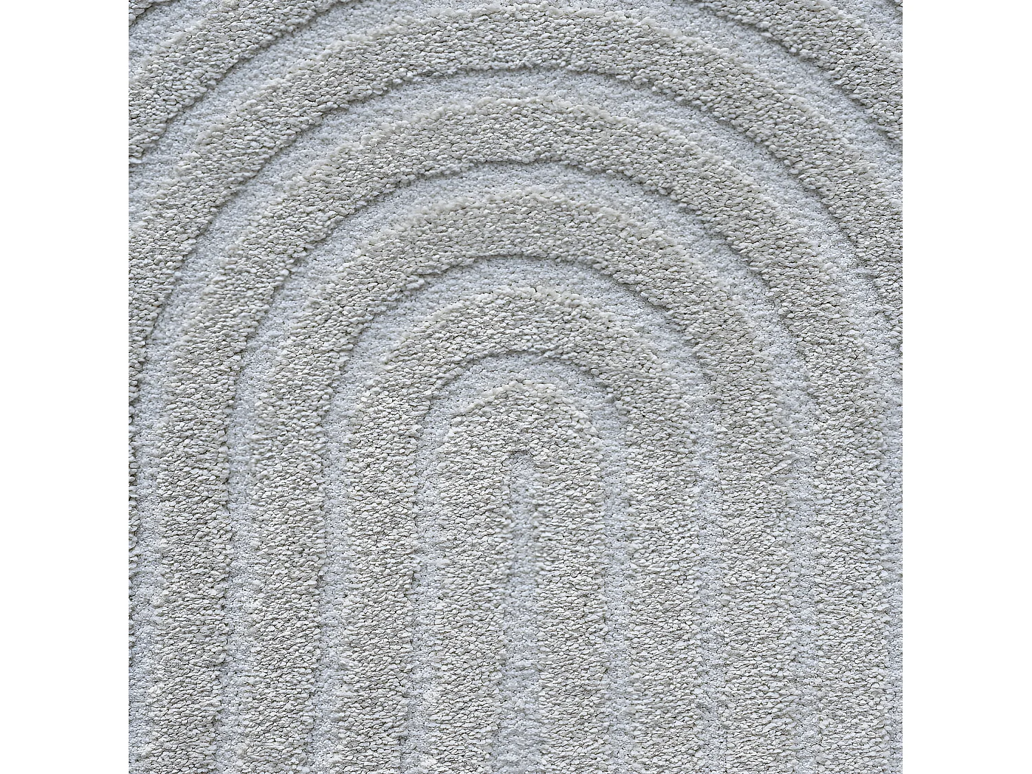 Hills - Tapis contemporain à motif géométrique -  Écru - 133x195cm