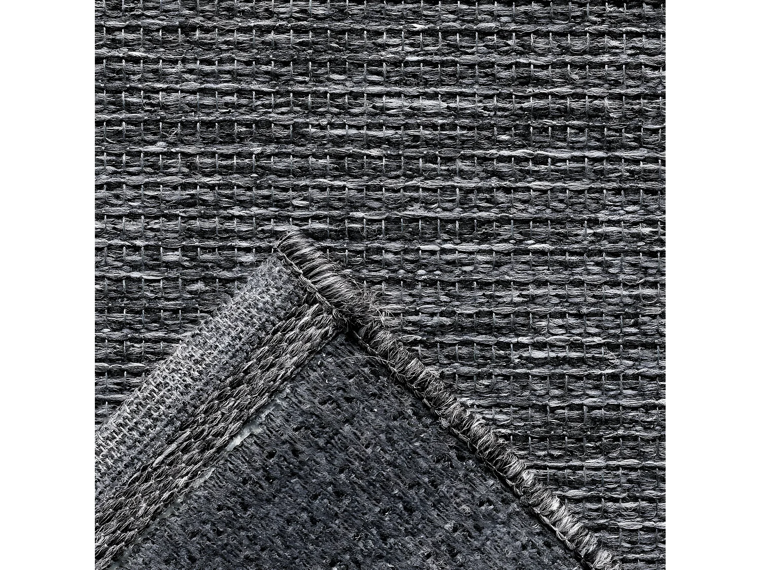 Nelson II - Tapis intérieur et extérieur -  Gris anthracite - 160x230cm