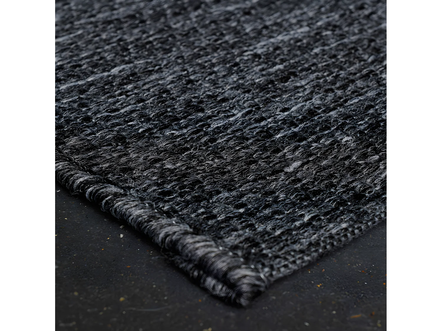 Nelson II - Tapis intérieur et extérieur -  Gris anthracite - 160x230cm