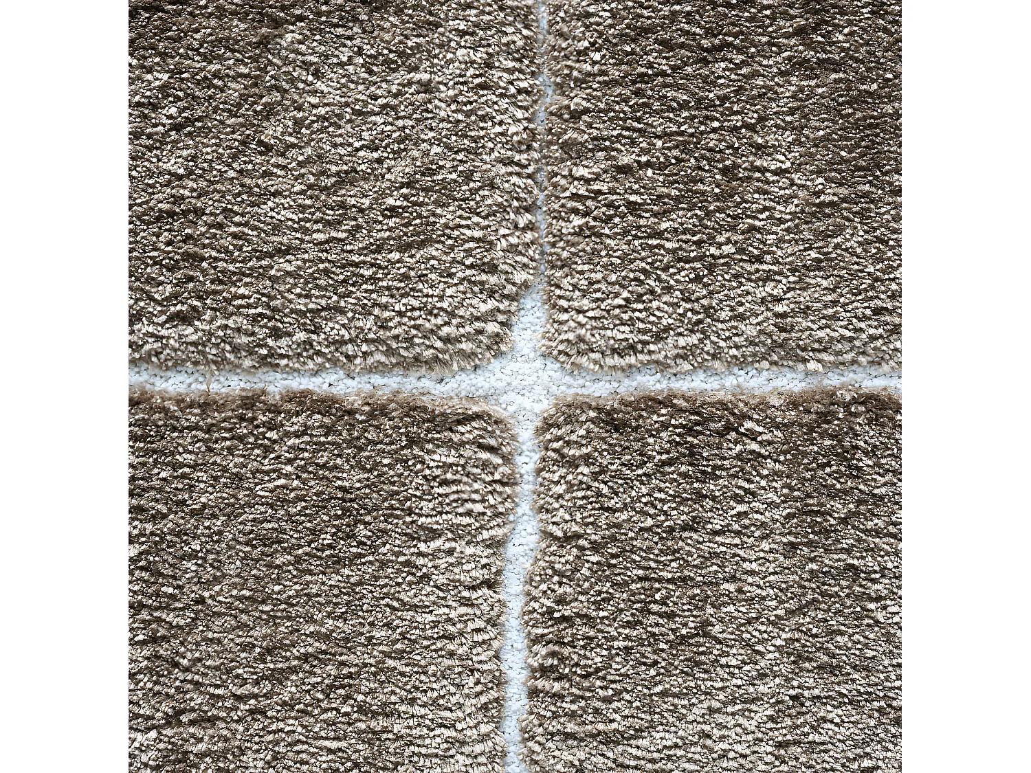 Byron V - Tapis contemporain ovale -  Brun - 200x290cm