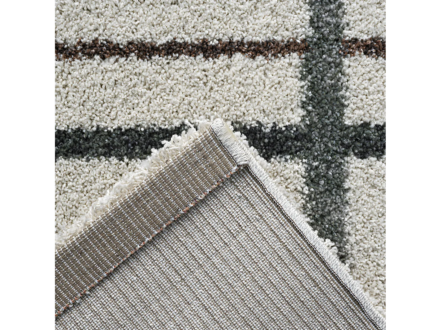 Miles - Tapis contemporain à motif géométrique -  Multicolore - 120x170cm