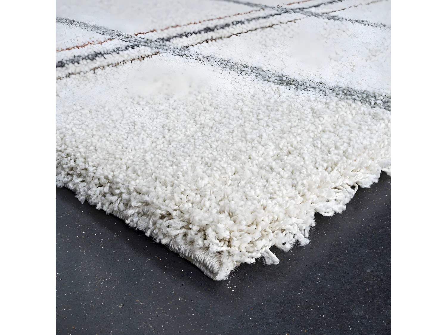 Miles - Tapis contemporain à motif géométrique -  Multicolore - 120x170cm