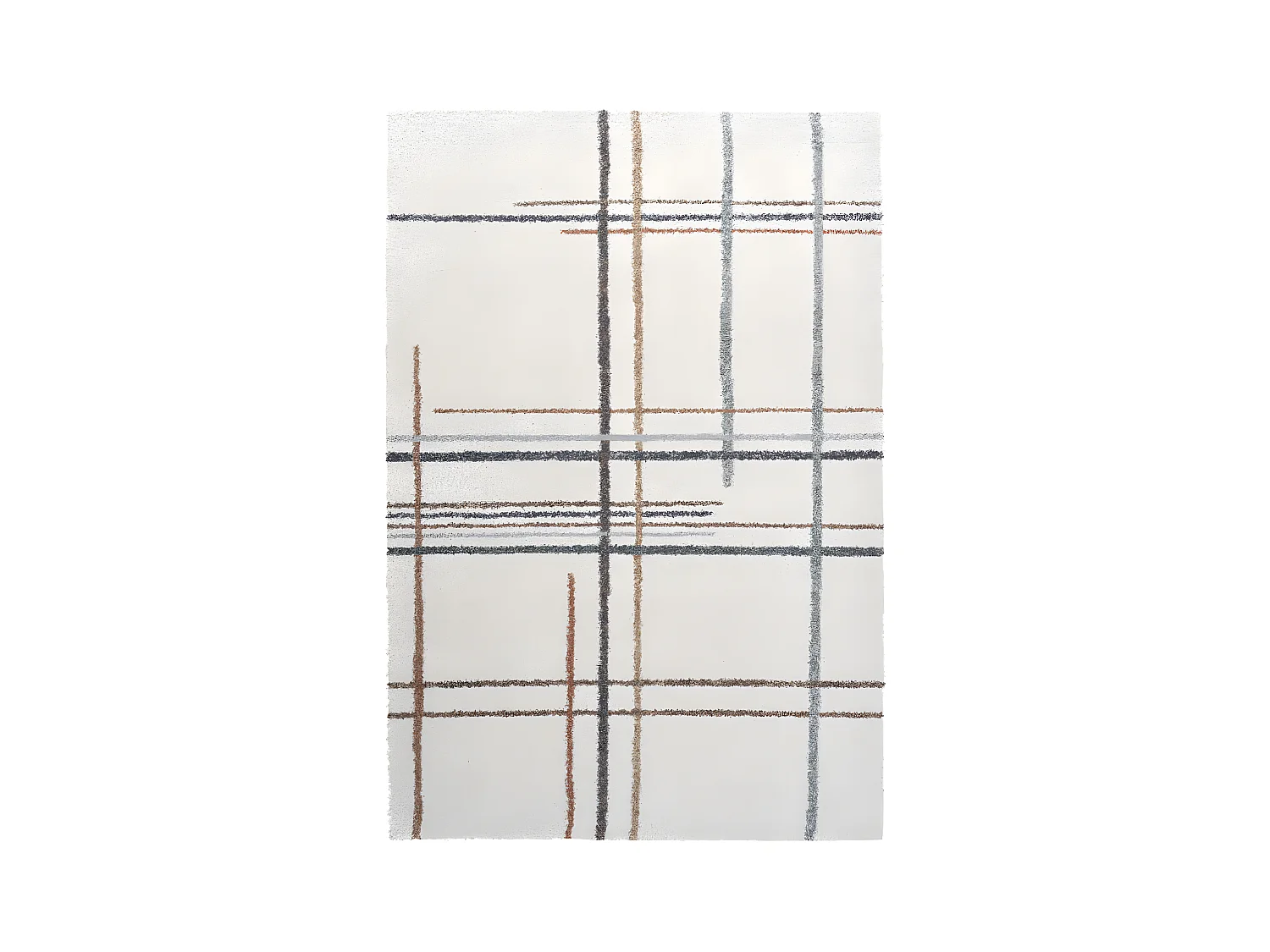 Miles - Tapis contemporain à motif géométrique -  Multicolore - 120x170cm