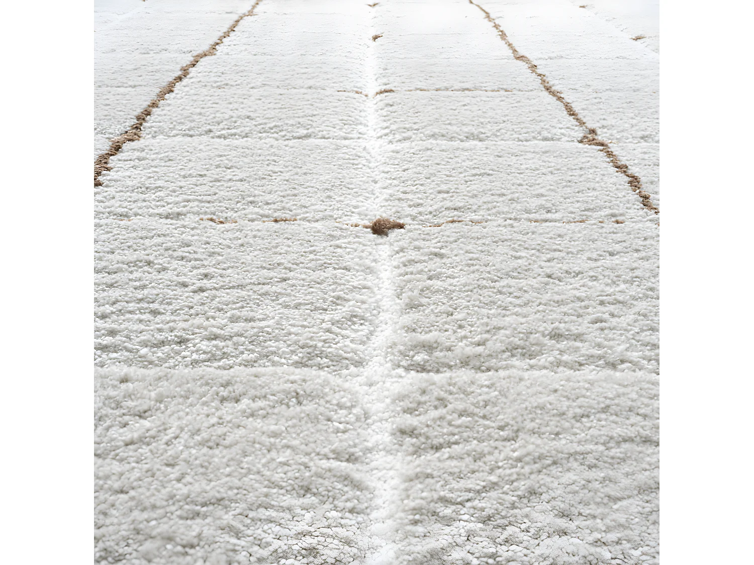 Byron III - Tapis contemporain -  Écru - 160x230cm