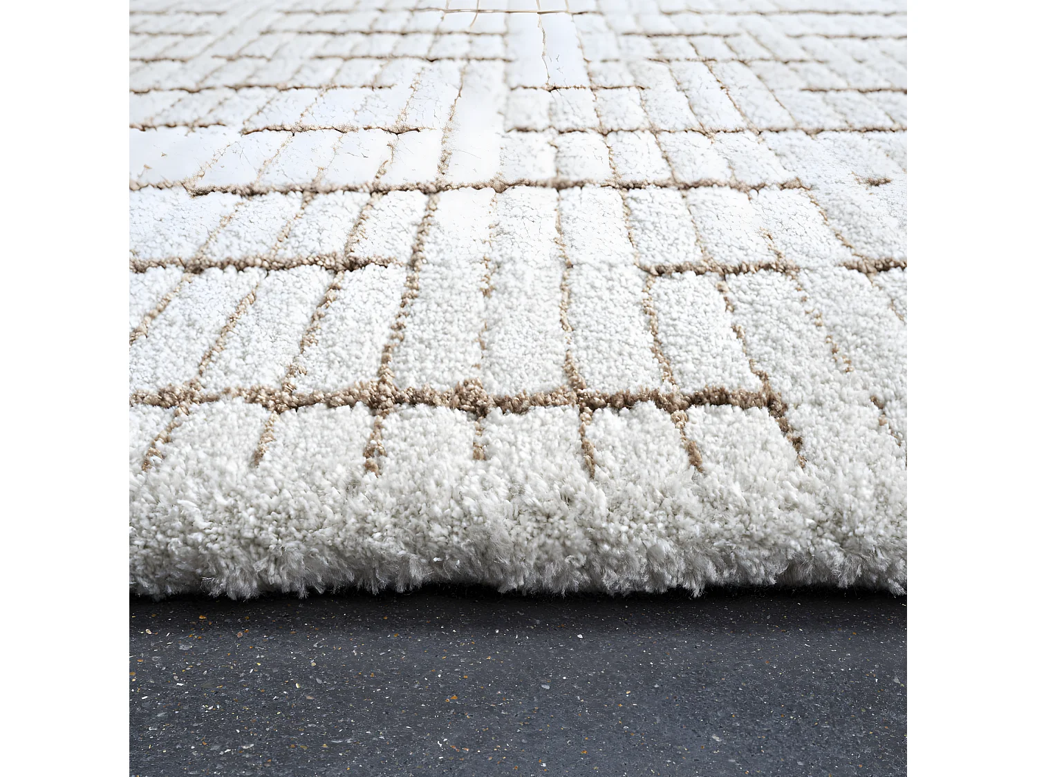 Adélaïde II - Tapis contemporain -  Écru - 200x290cm